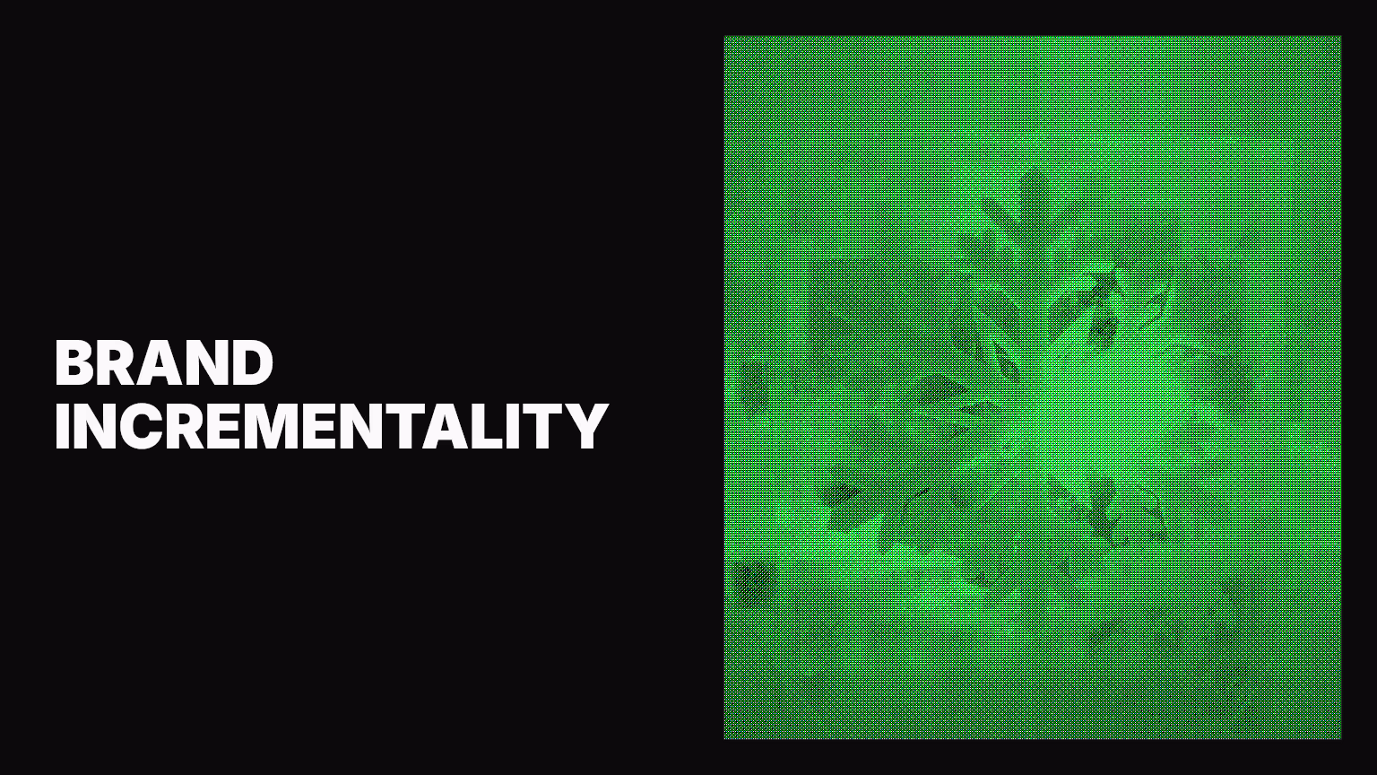 Brand incrementality: Proving what brand spend drives