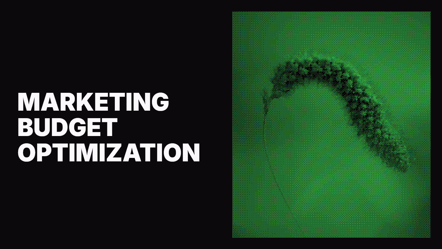 Marketing Budget Optimization