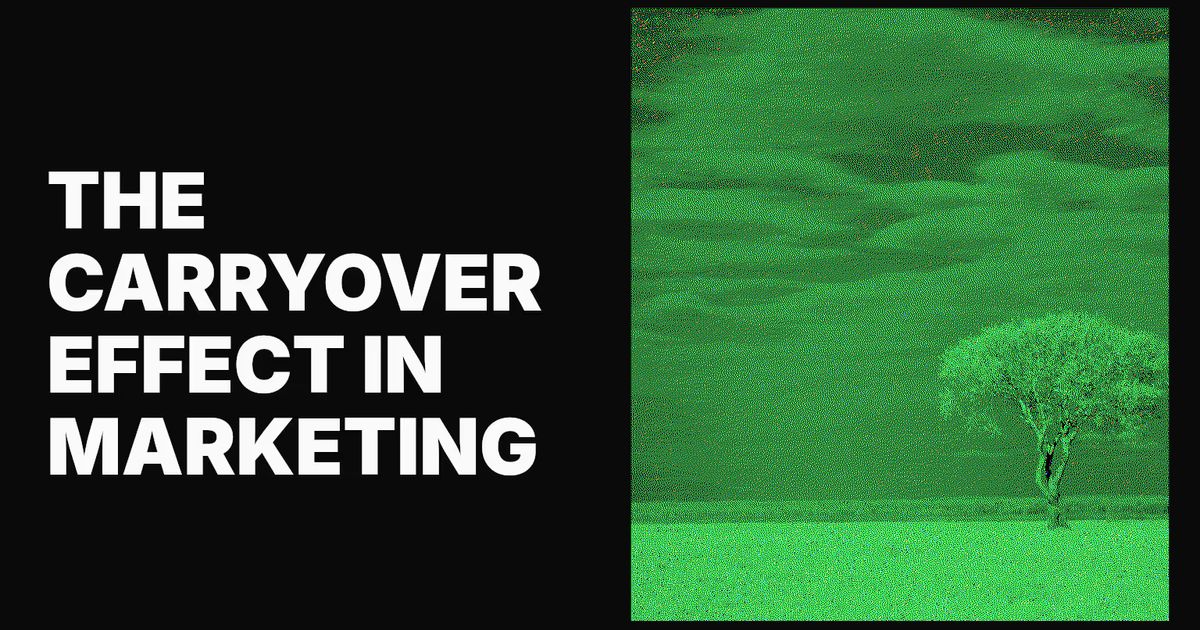 Move Over Effect What is a carryover effect & how does it apply to marketing? | Prescient AI