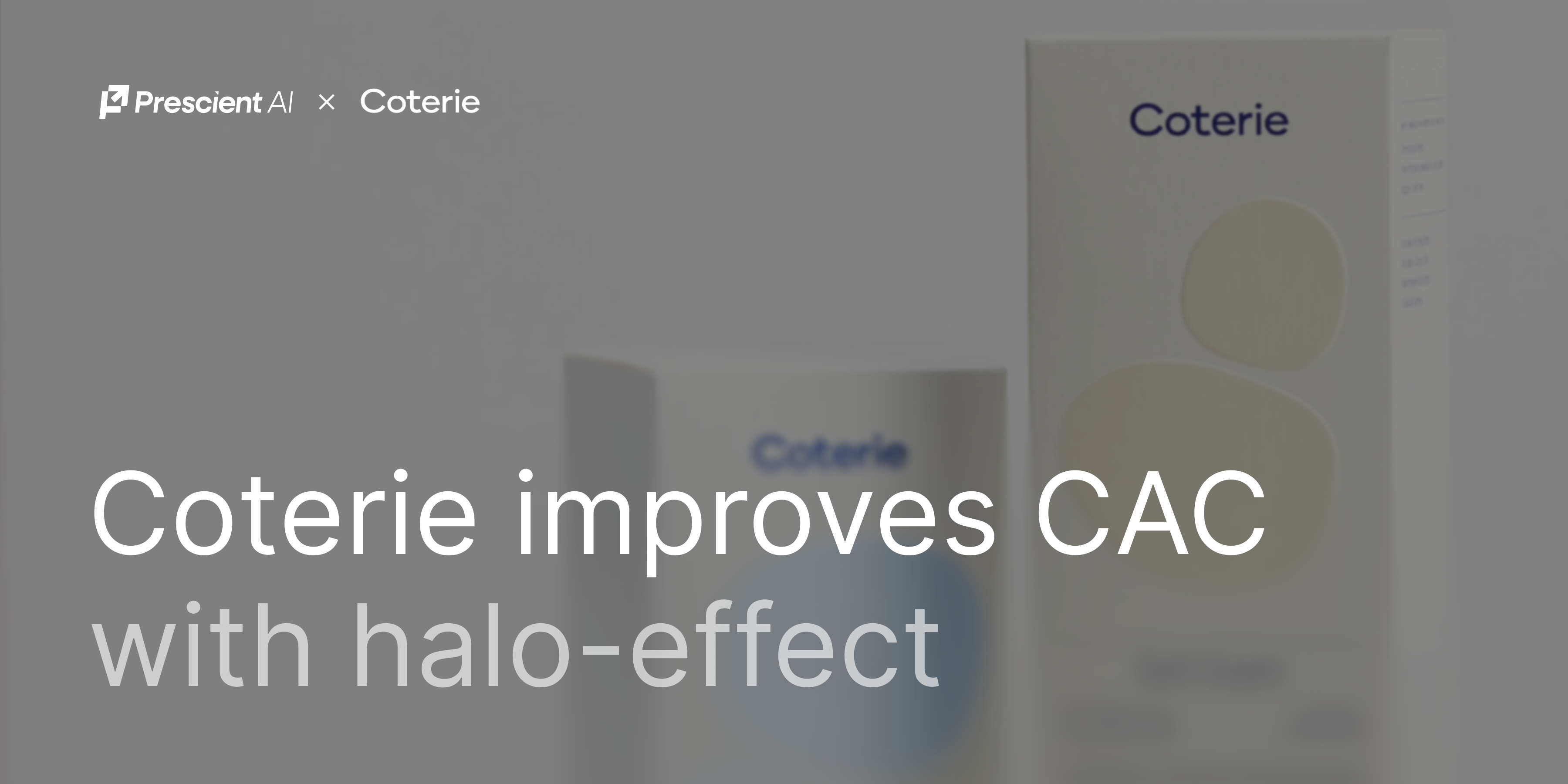 	Linear TV CAC -22%, without changing spend