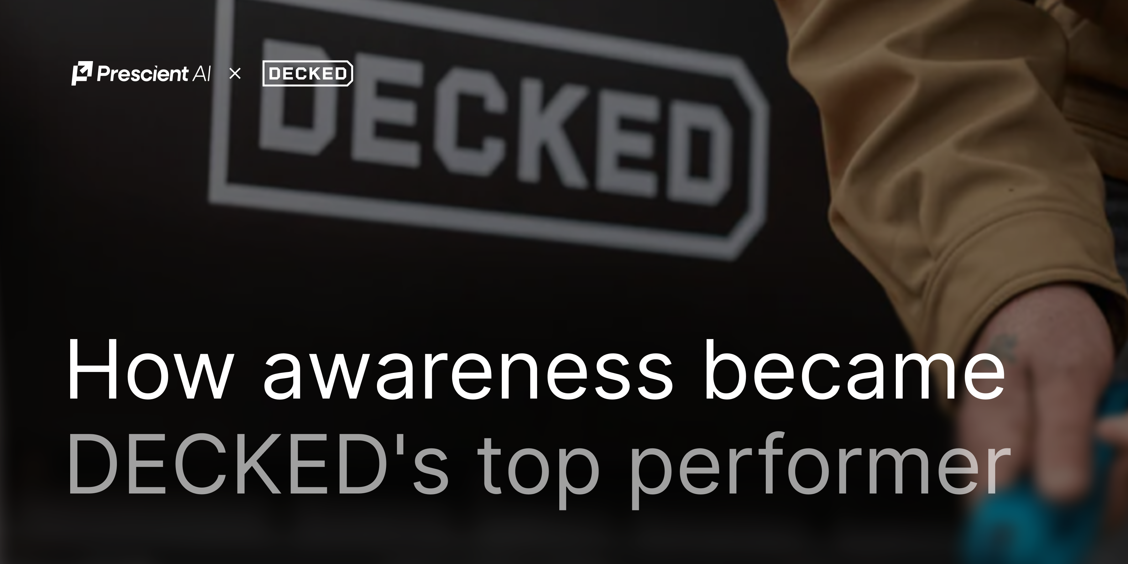 How DECKED found awareness was their best performance tactic