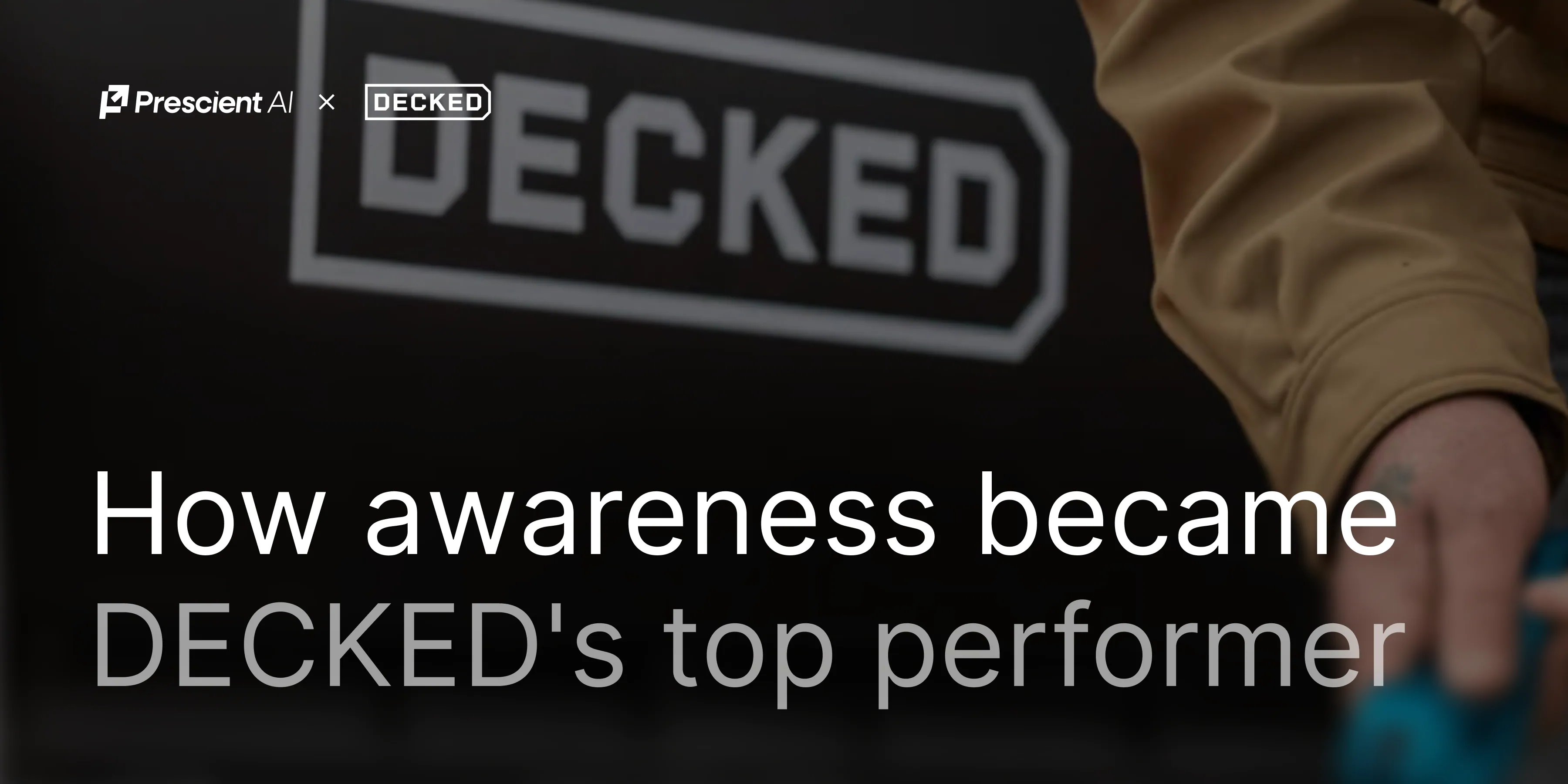 How DECKED found awareness was their best performance tactic