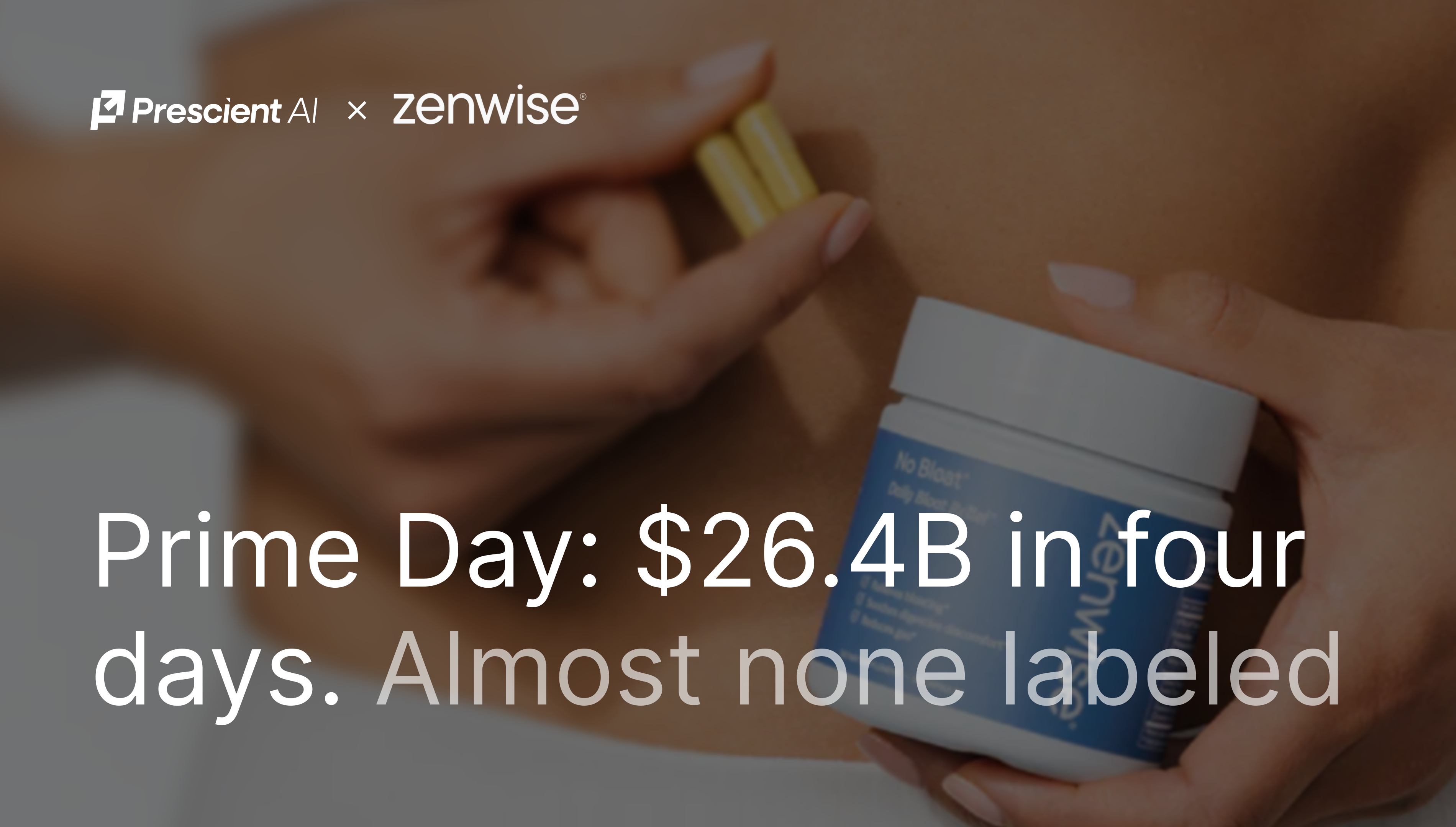 Zenwise moved 22 points of spend off Amazon ads. Amazon revenue grew anyway.