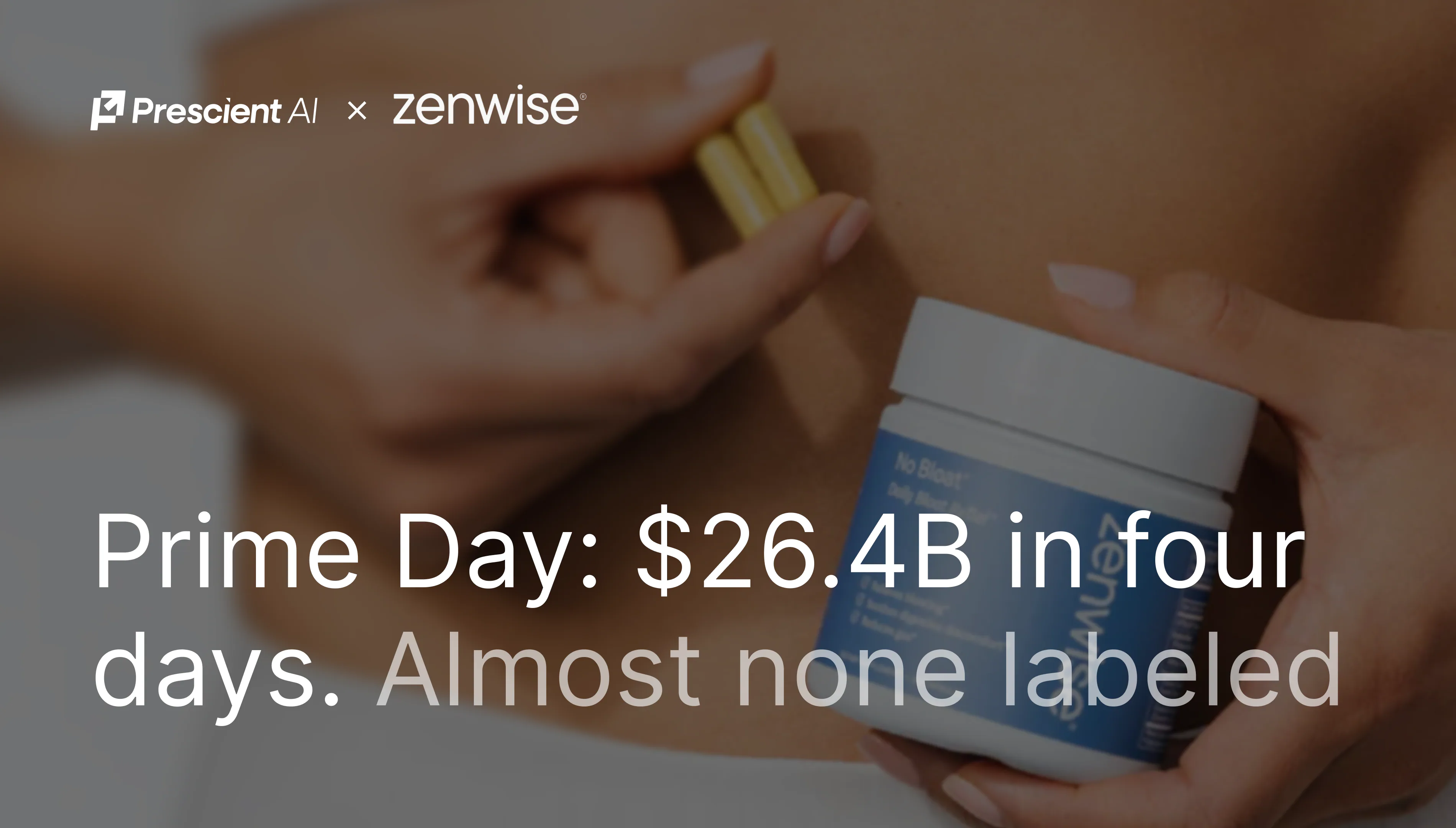 Zenwise moved 22 points of spend off Amazon ads. Amazon revenue grew anyway.