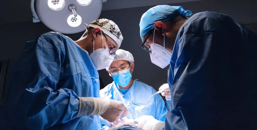 An Operation Smile surgical team in the operating room