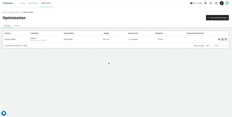Optimizer: Accept/Reject & New Tracking