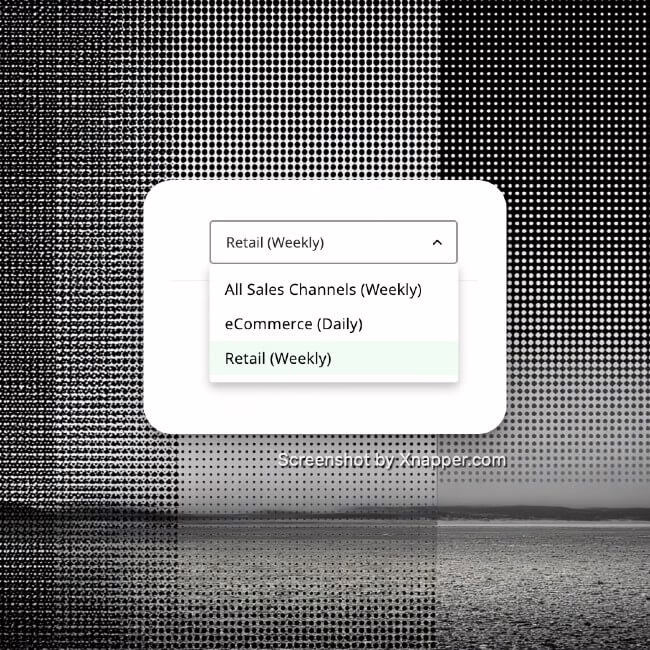 retail in platform dropdown