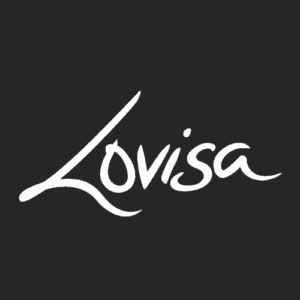 lovisa logo black and white